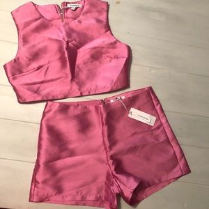 LULUs HOT PINK two piece